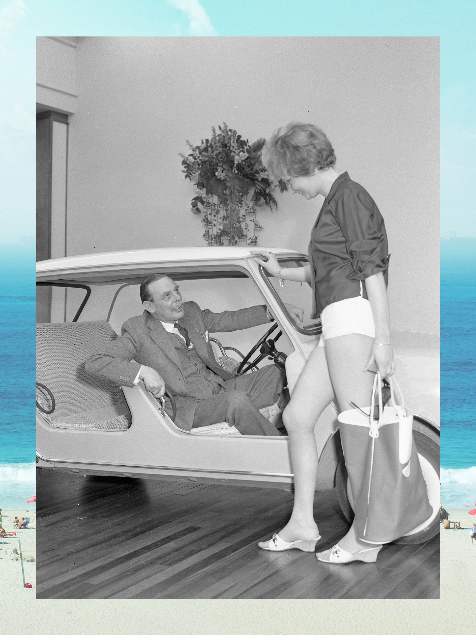 A photo taken at an Mini Beach Cars event.